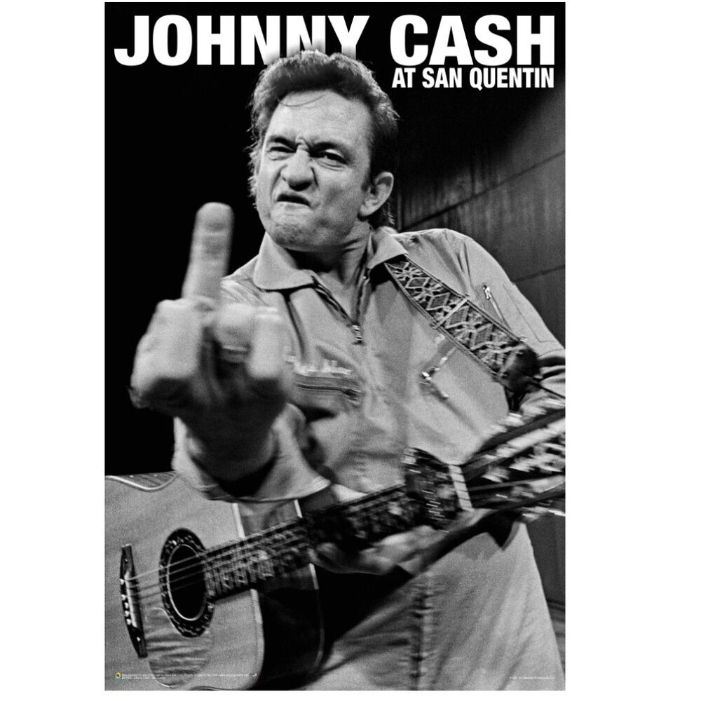 Johnny Cash - San Quentin Poster 165